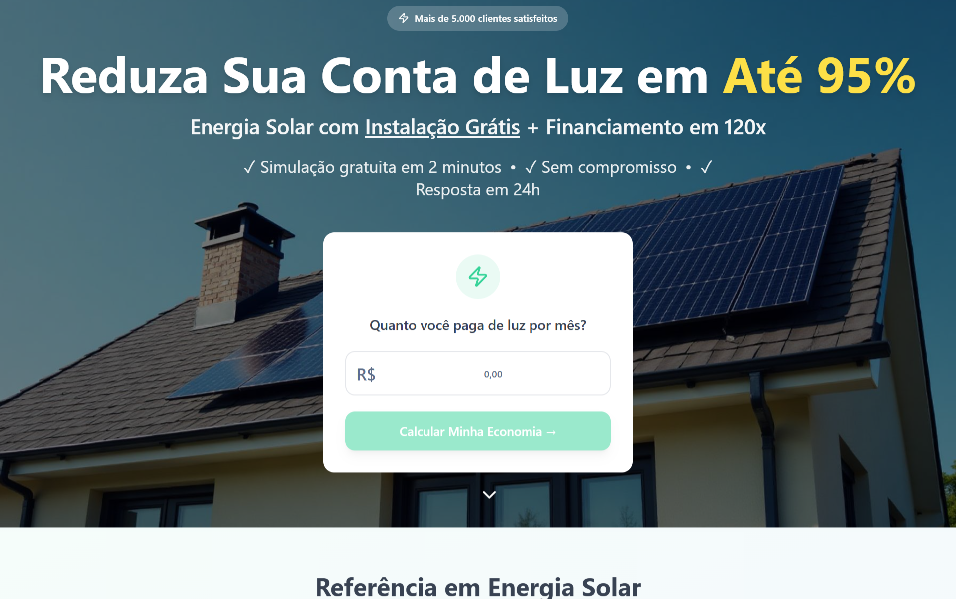 Energia Solar + Gestão de Leads - Plataforma Completa