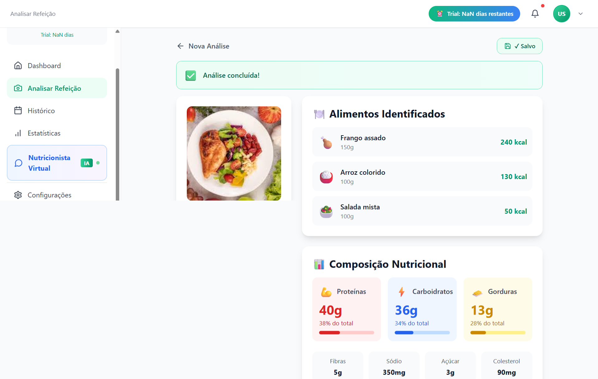 NutriChat - App com IA